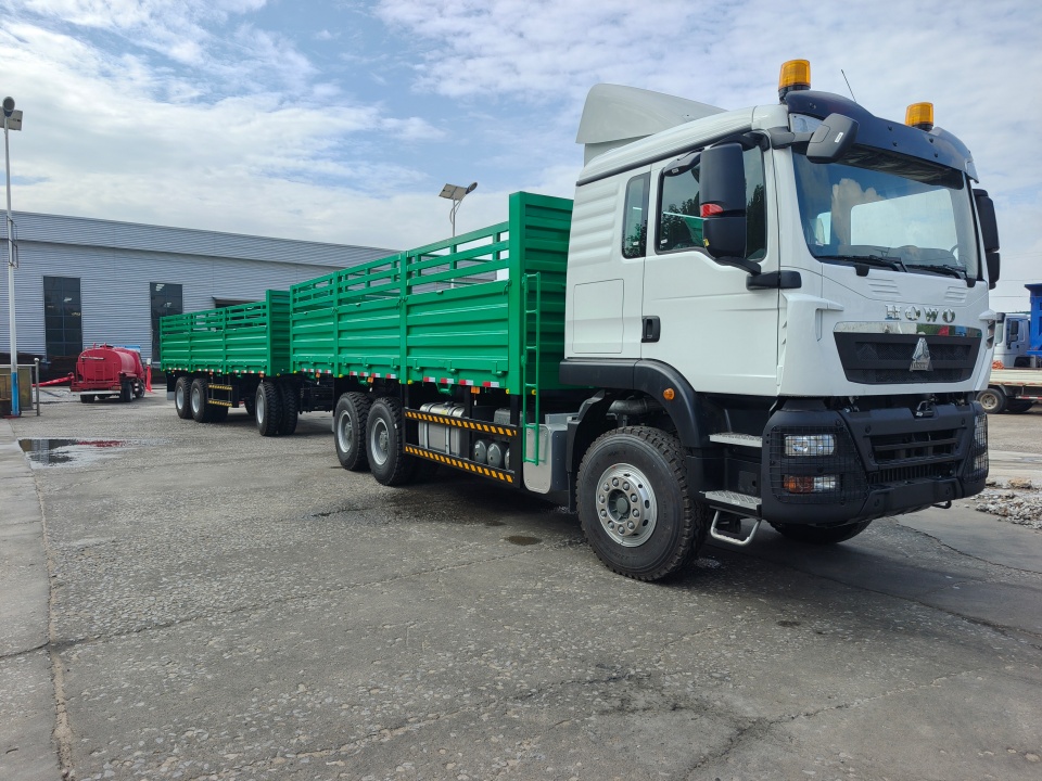 ยานพาหนะ Derun Howo TX400 รถบรรทุกและรถพ่วงที่ส่งไปยังเอธิโอเปีย