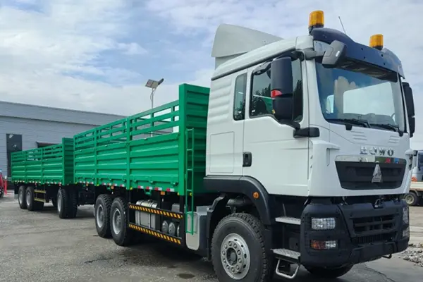 Derun 21 หน่วย Drawbar Full Trailer ไปที่ Tianjin Port