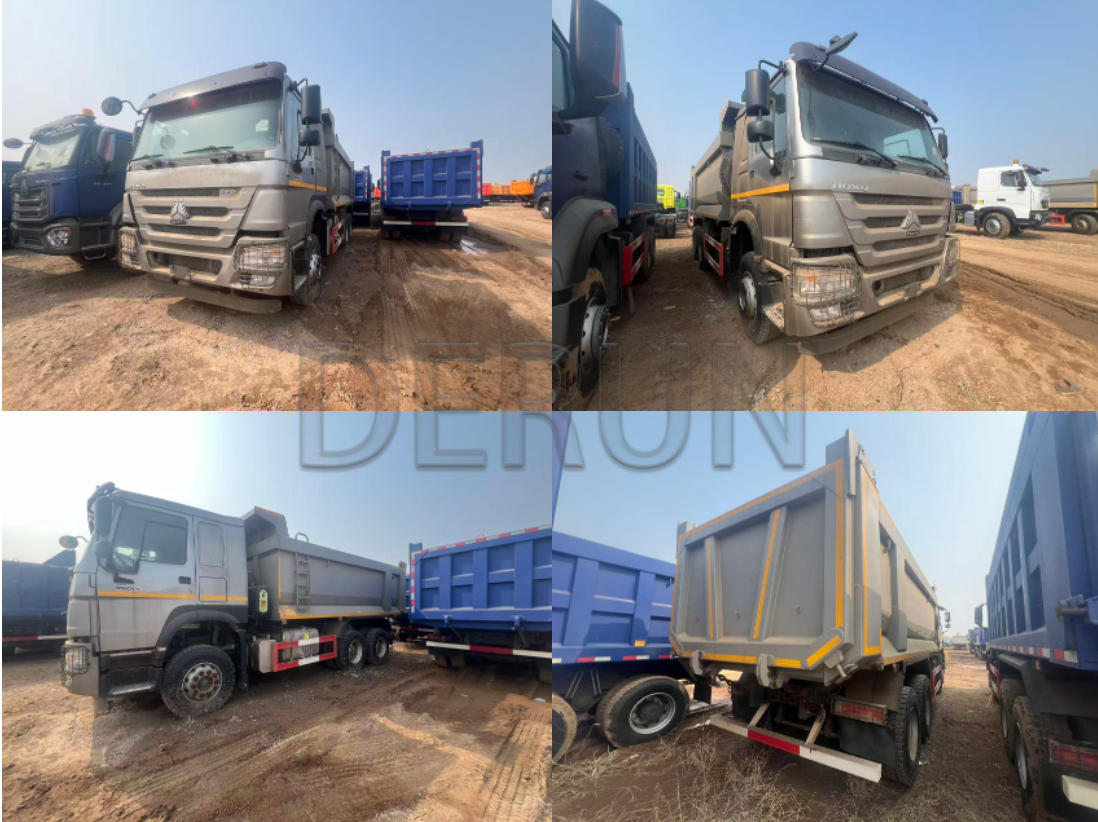 SINOTRUK HOWO 6x4 รถดัมพ์จัดส่งไปยังแอลจีเรียเรียบร้อยแล้ว