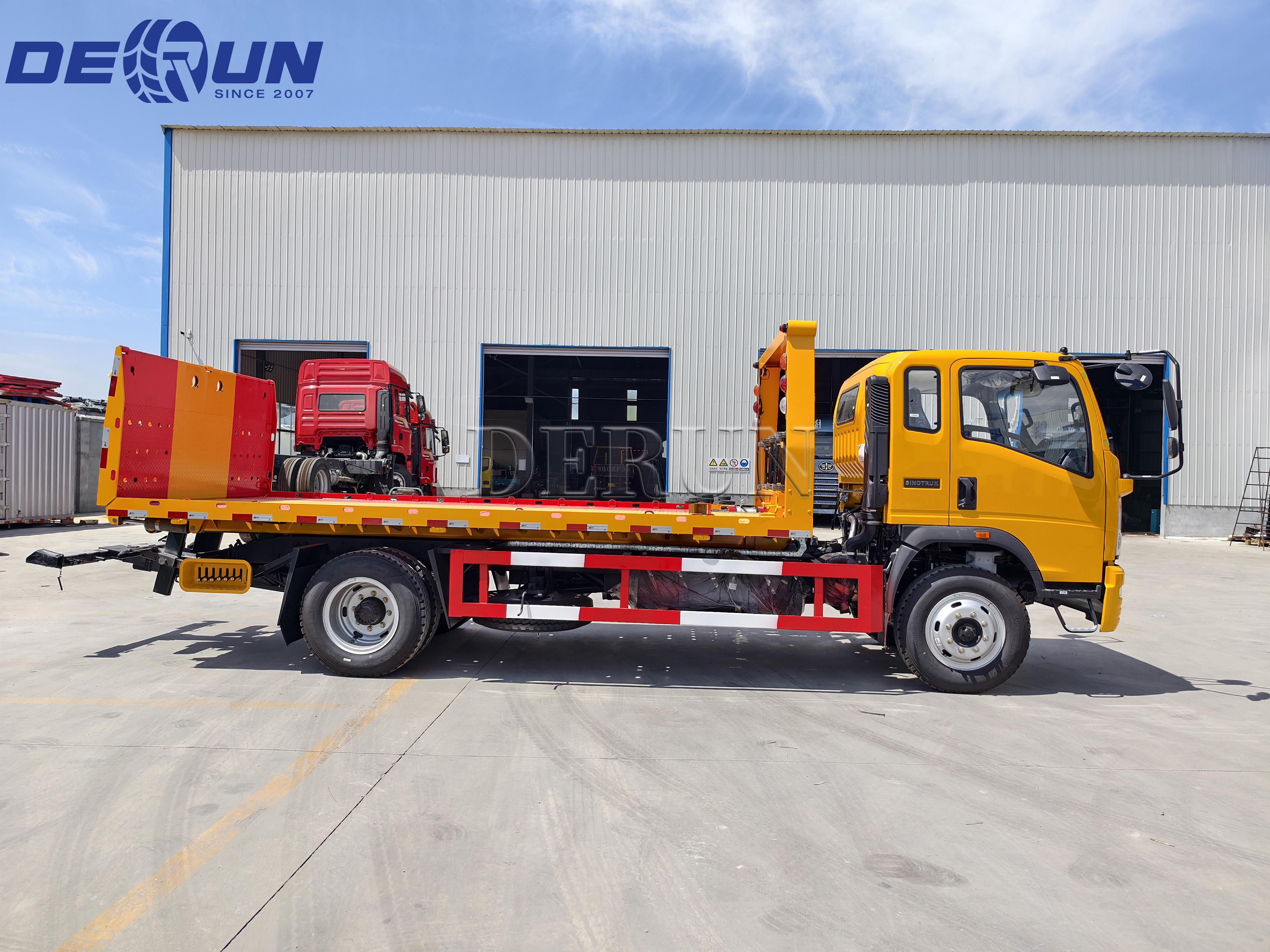 Sinotruk HOWO 4x2 Wrecker Truck จะถูกส่งไปยังนิการากัว