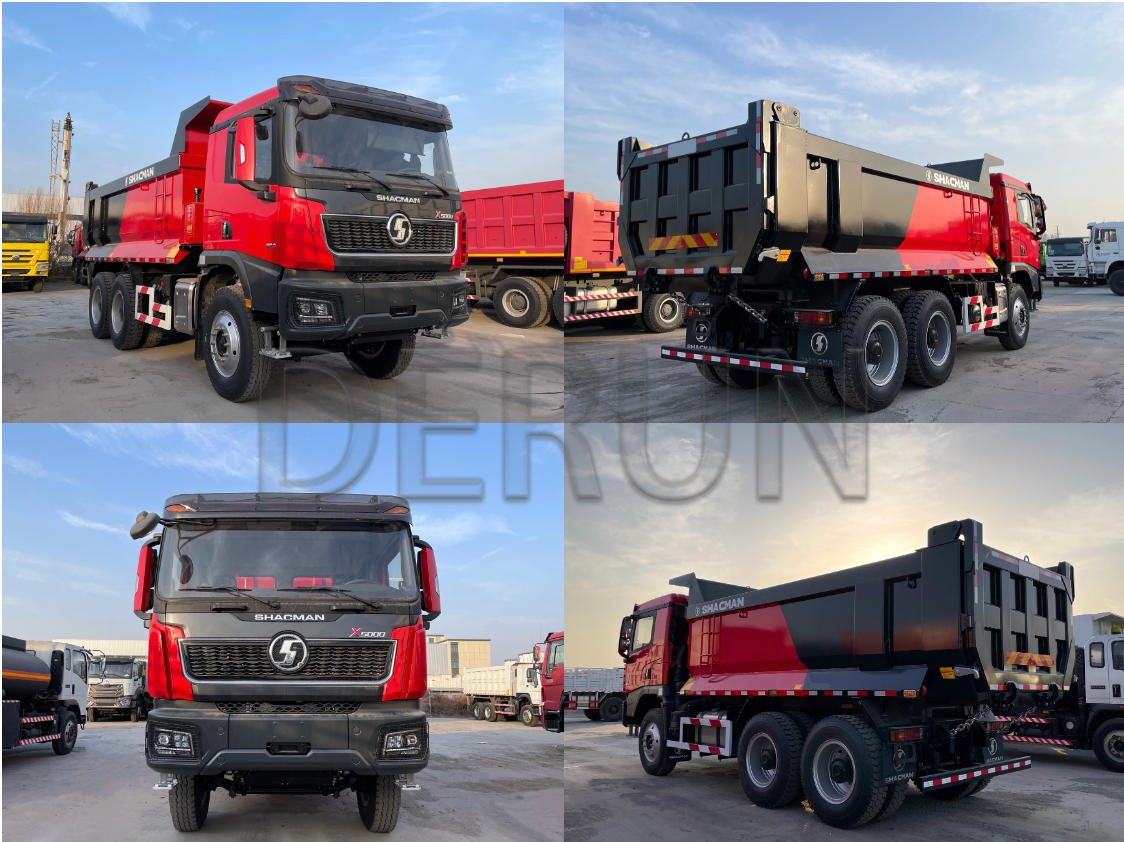 SHACMAN X5000 6x4 รถดัมพ์ส่งออกไปยังเปรู