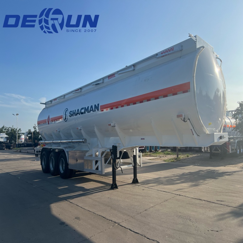 รถเทรลเลอร์กึ่งน้ำมัน Derun Tri-axle