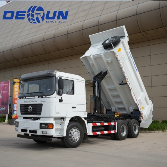 Shacman F2000 290hp 6x4 Dump Truck U ประเภทถังสำหรับตลาดแอลจีเรีย