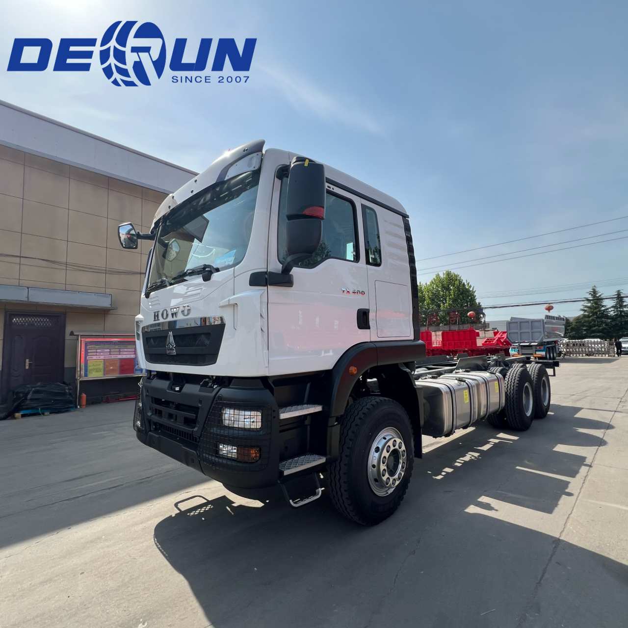 Sinotruk Howo 6x4 TX Cargo Cargo Chassis Truck สำหรับเอธิโอเปีย