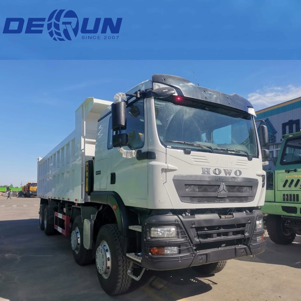 Sinotruk Howo 8x4 12 Wheel TX รถบรรทุกหนักสำหรับงานหนัก