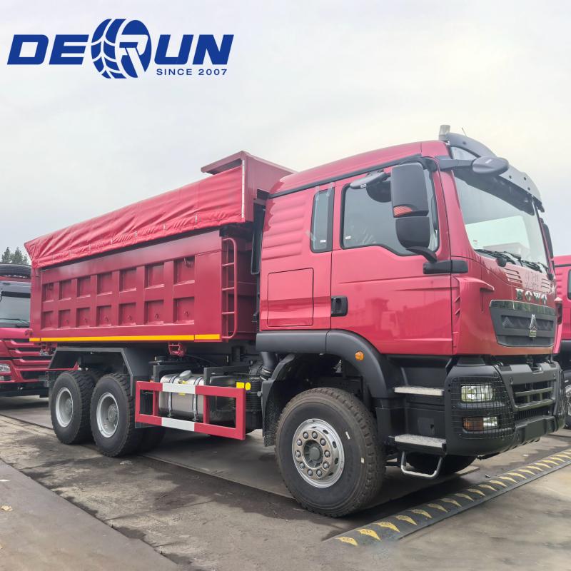 Sinotruk Howo TX 6x4 336HP รถดัมพ์สำหรับเอธิโอเปียและจิบูตี